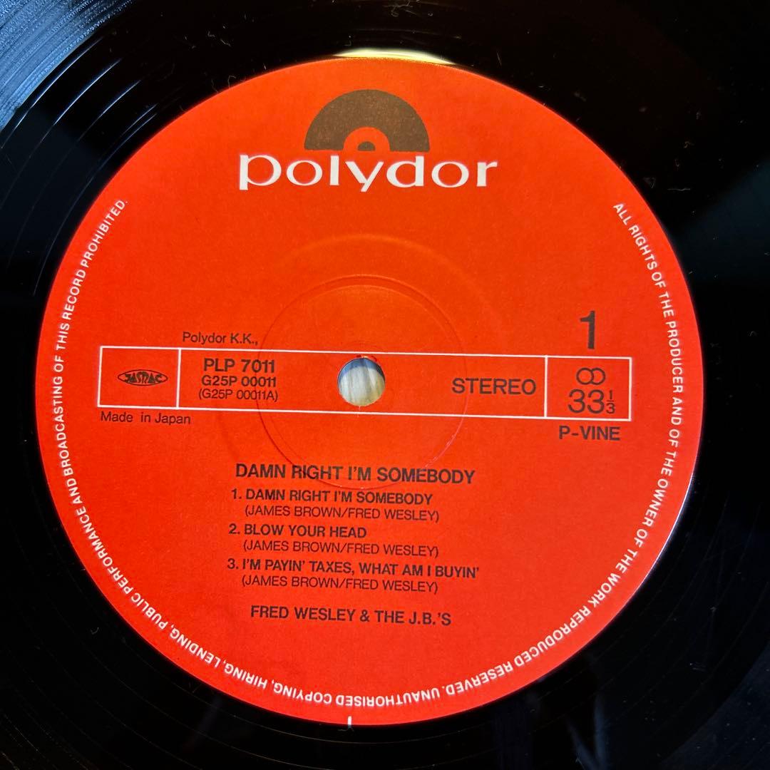洋楽 Fred Wesley &The J.B.'s Damn Right I
