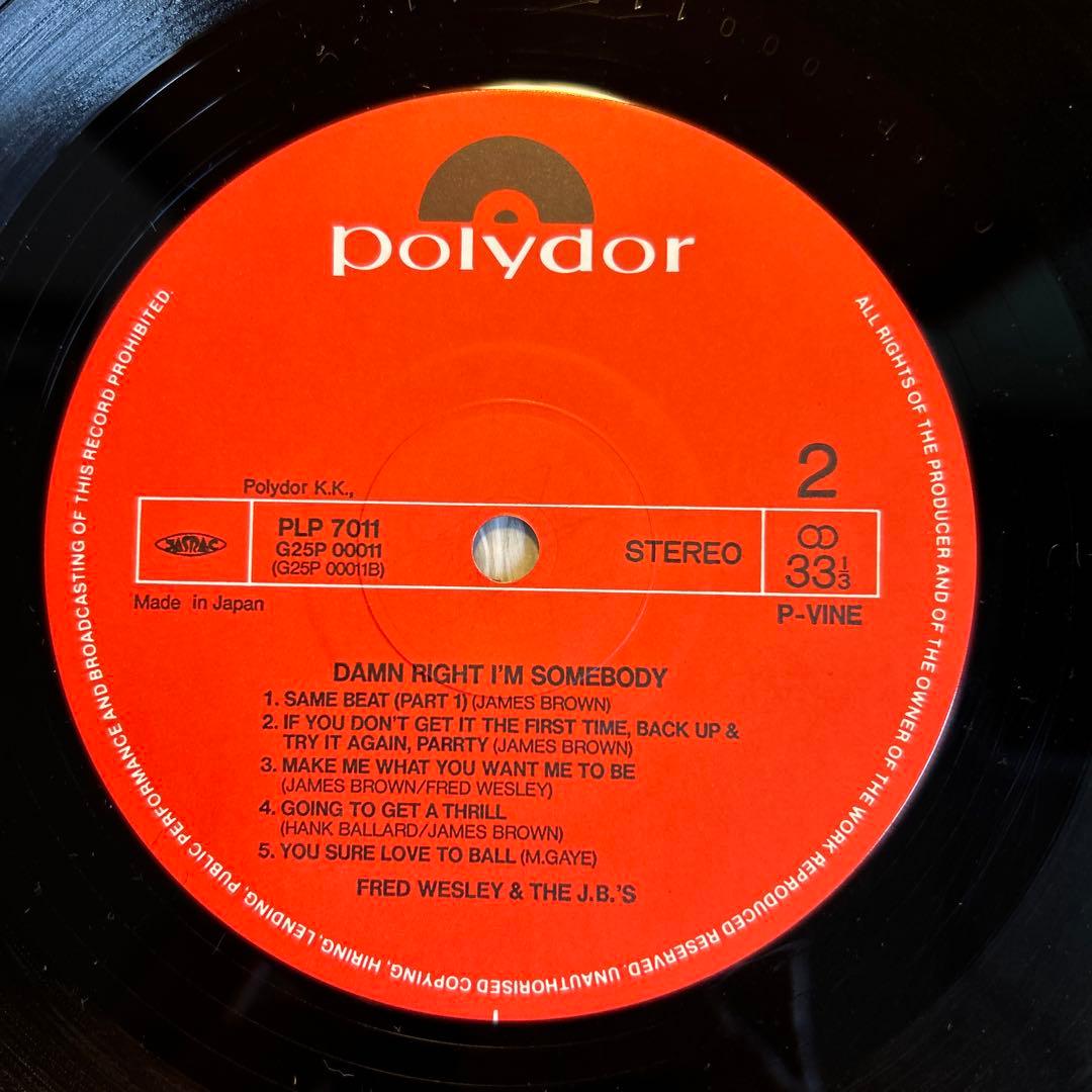 洋楽 Fred Wesley &The J.B.'s Damn Right I