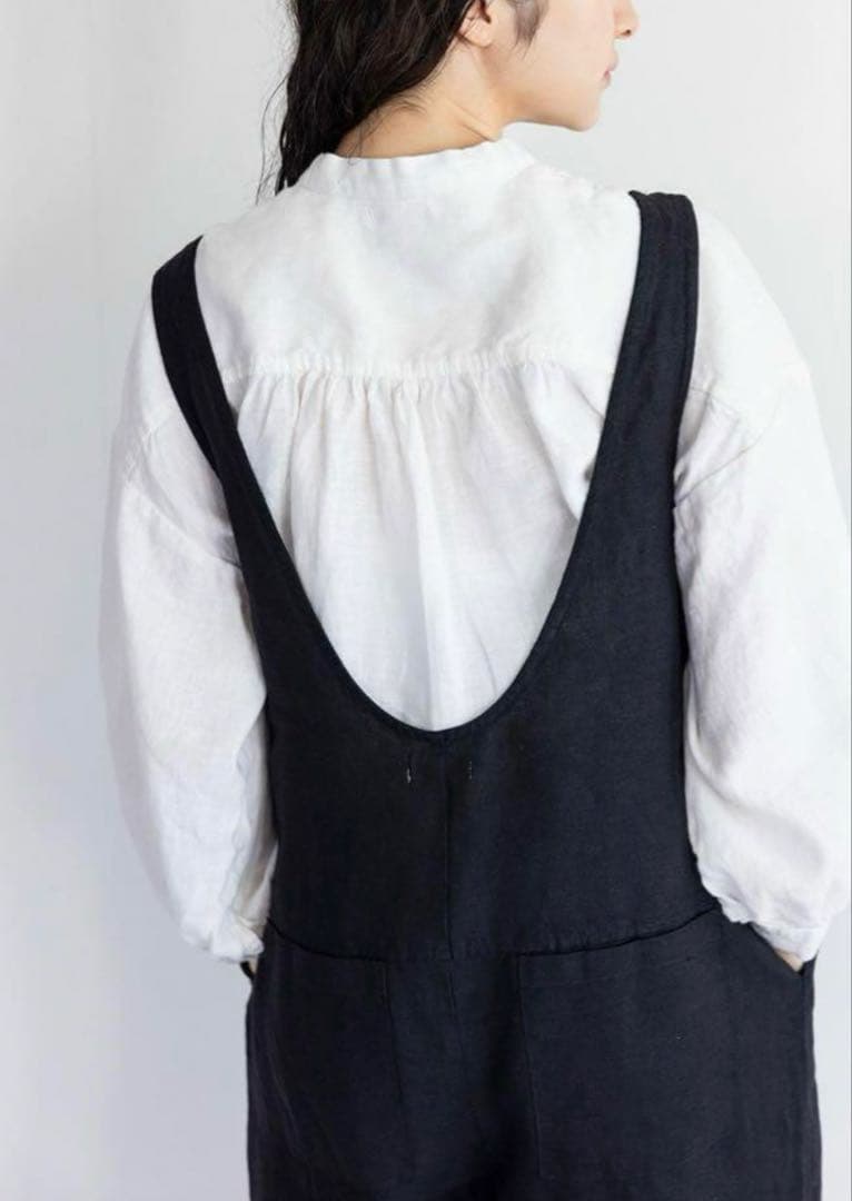 ★お値下げ★ fog linen work ニーナ　サロペット　ブラック