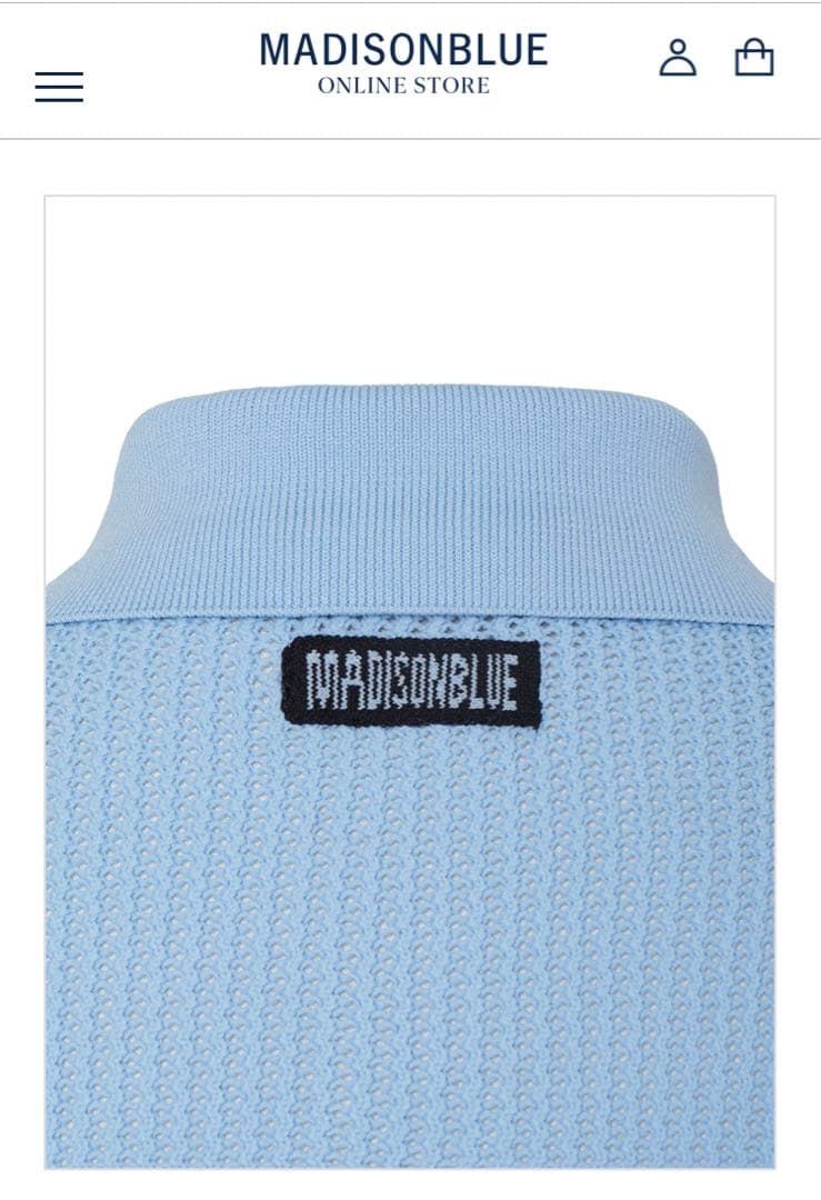 ✨新品✨MADISONBLUE✨POLO KNIT MESH✨2024ss