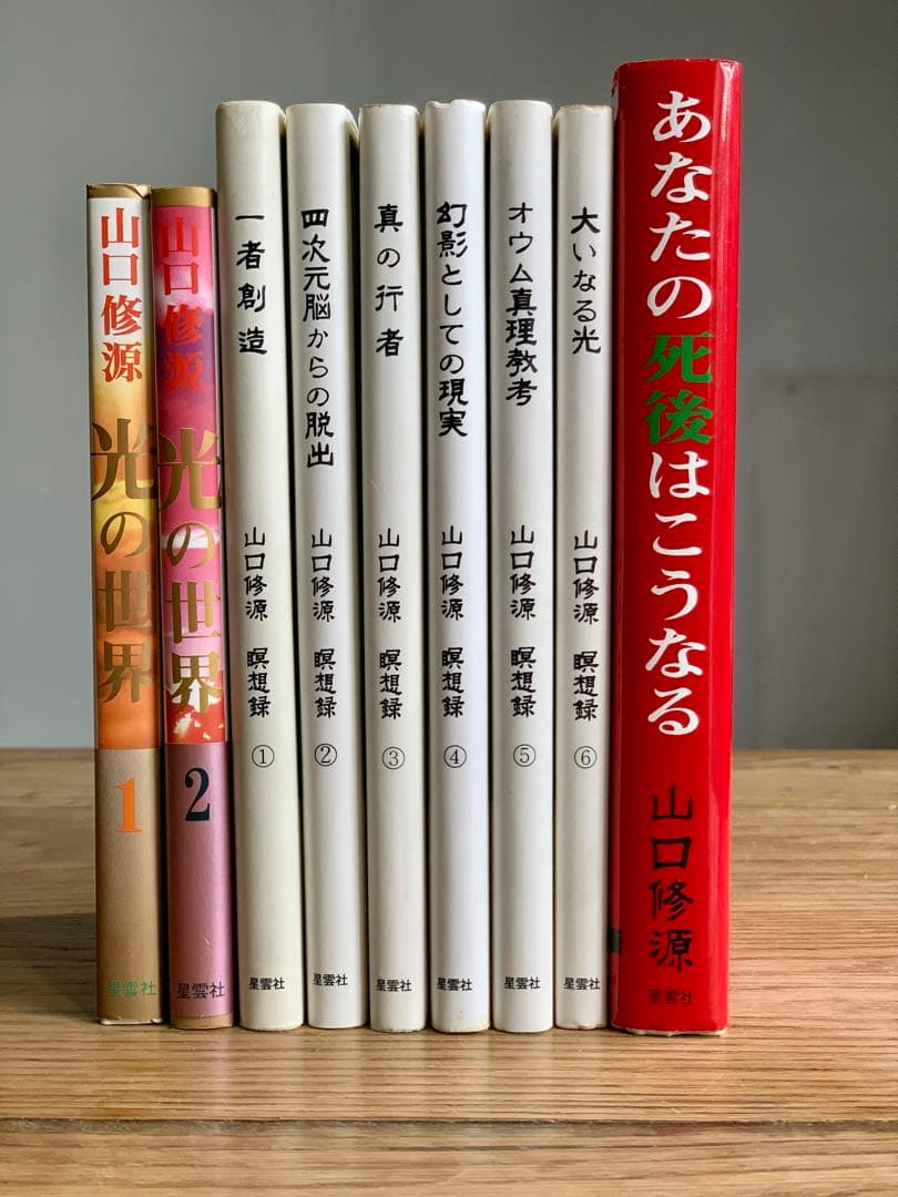 【希少】山口修源　瞑想録1〜6、光の世界1〜2、その他1冊、まとめてセット