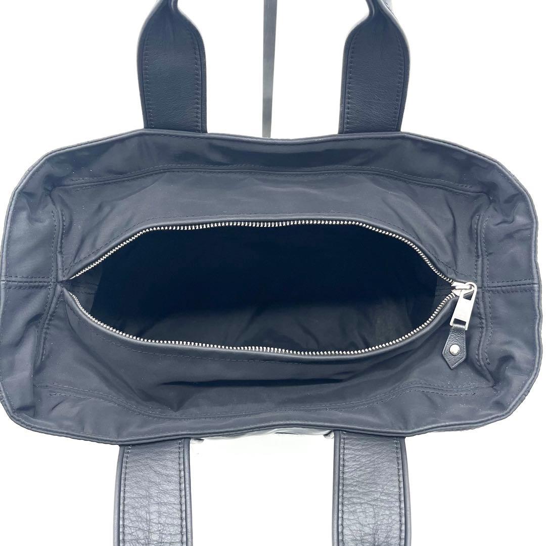 HERMES エルメス アカプルコPM トートバッグ ブラック ナイロン 廃盤