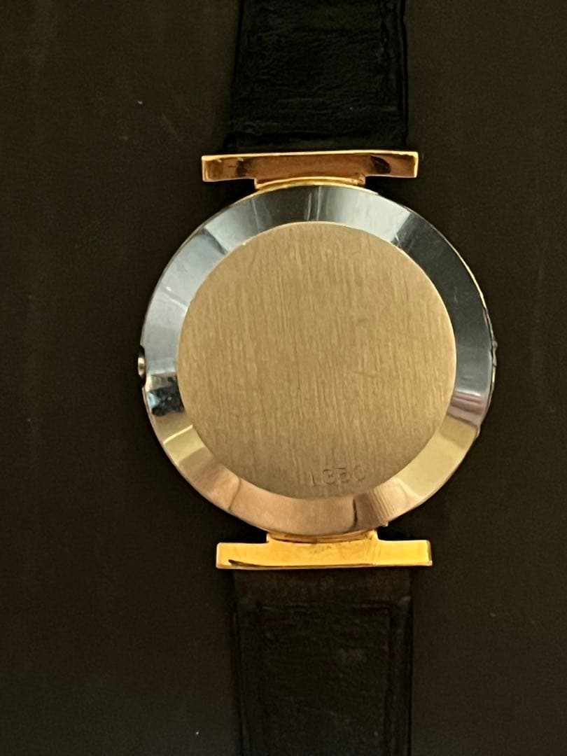 ★超美品オメガ デビル 1350 動作良好★激レアゴールドケースホワイト文字盤