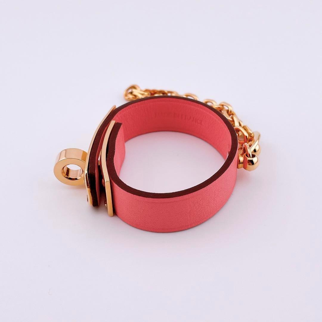 ★エルメス★ キーホルダー グローブホルダー ケリー ピンク系 レザー