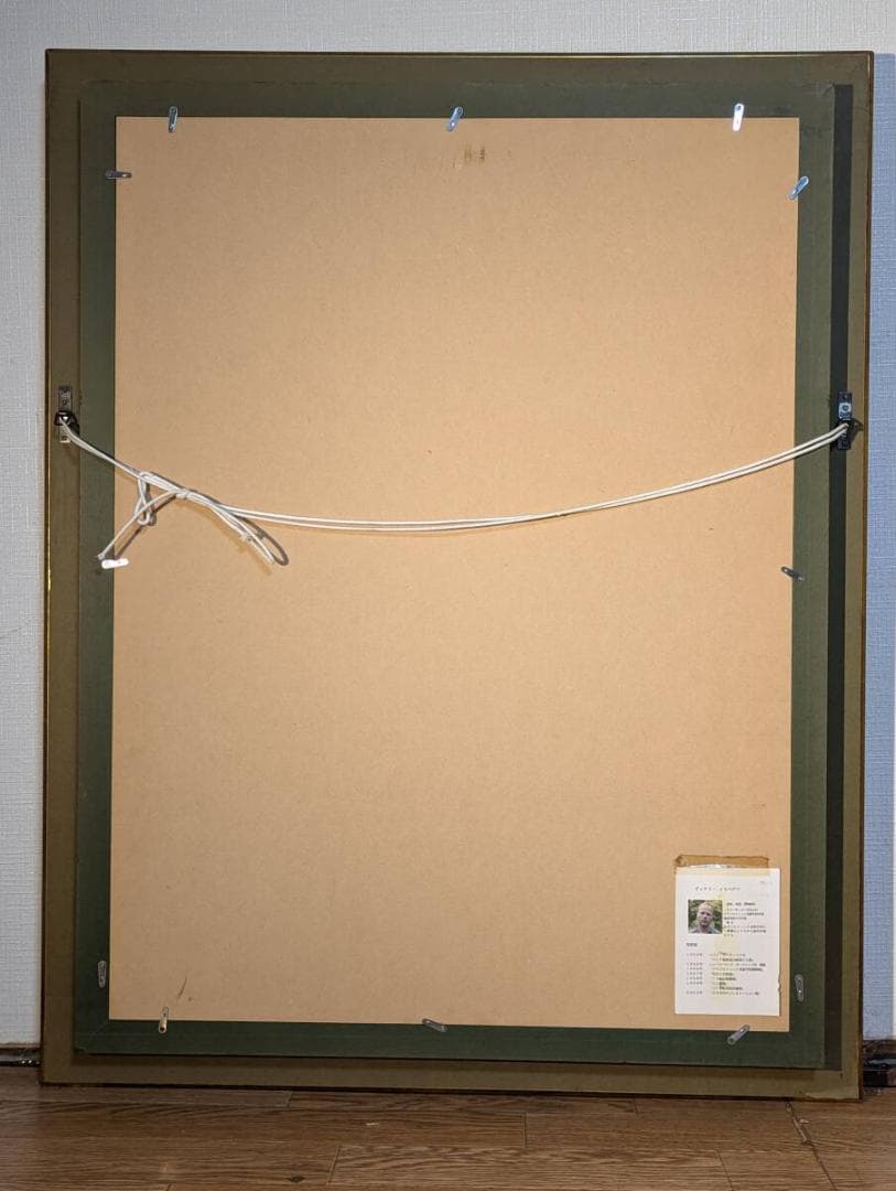 【真作】絵画　ヴィタリー・メドベデフ　油彩20号　鮮やかな静物画　V38