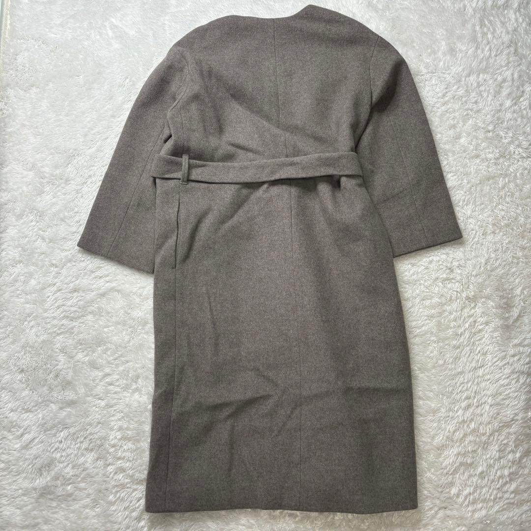 極美品✨ビューティー＆ユース ユナイテッドアローズ ノーカラーコート ベルト