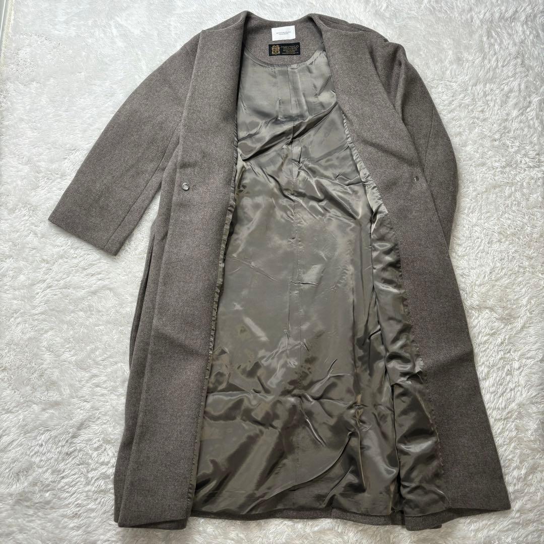 極美品✨ビューティー＆ユース ユナイテッドアローズ ノーカラーコート ベルト