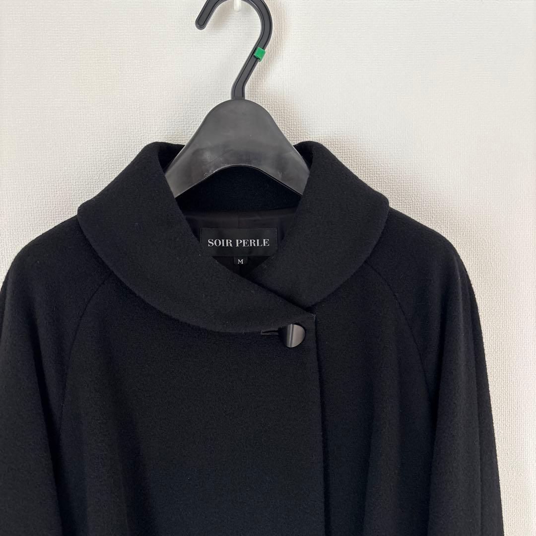 一度のみ着用ハーフコート東京ソワール　SOIR PERLE／ソワール ペルル