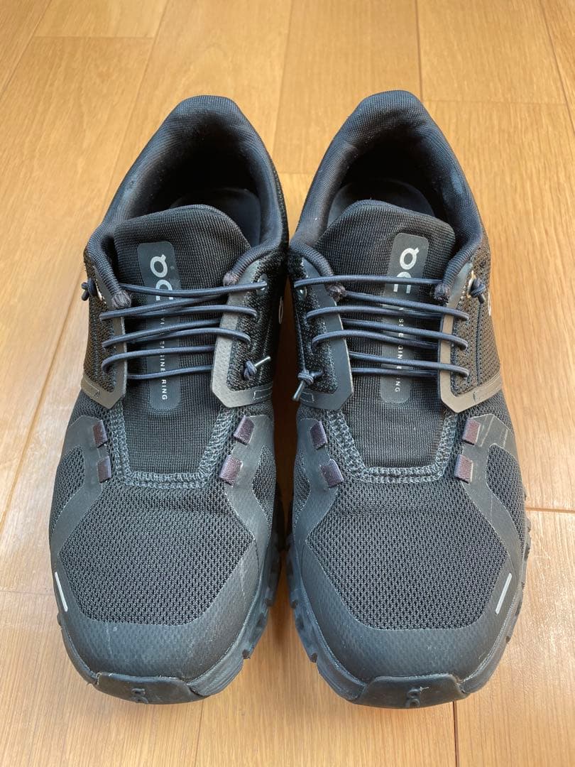 on トレイルランニングシューズ ブラック　24.5