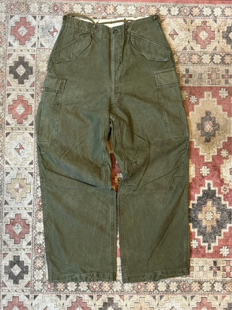 50s US ARMY M-51 最初期 フィールドカーゴパンツ 米軍実物