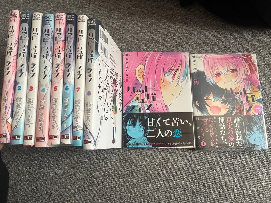 ハッピーシュガーライフ 漫画1～9.11巻セット ハピシュガ