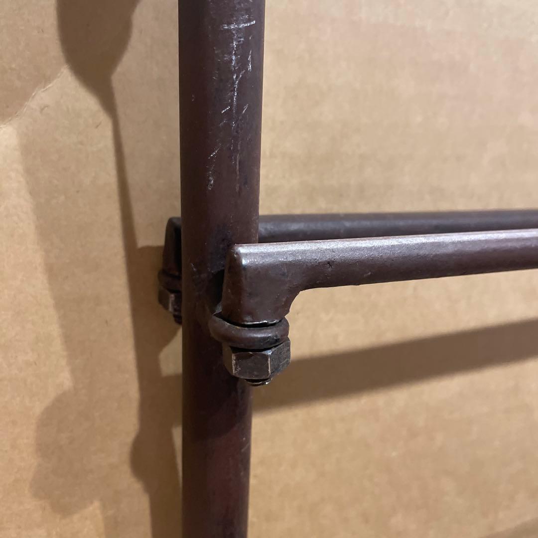 レア！キャトルセゾン　アイアン　ハンガーラック　ブラウン　タオルハンガー