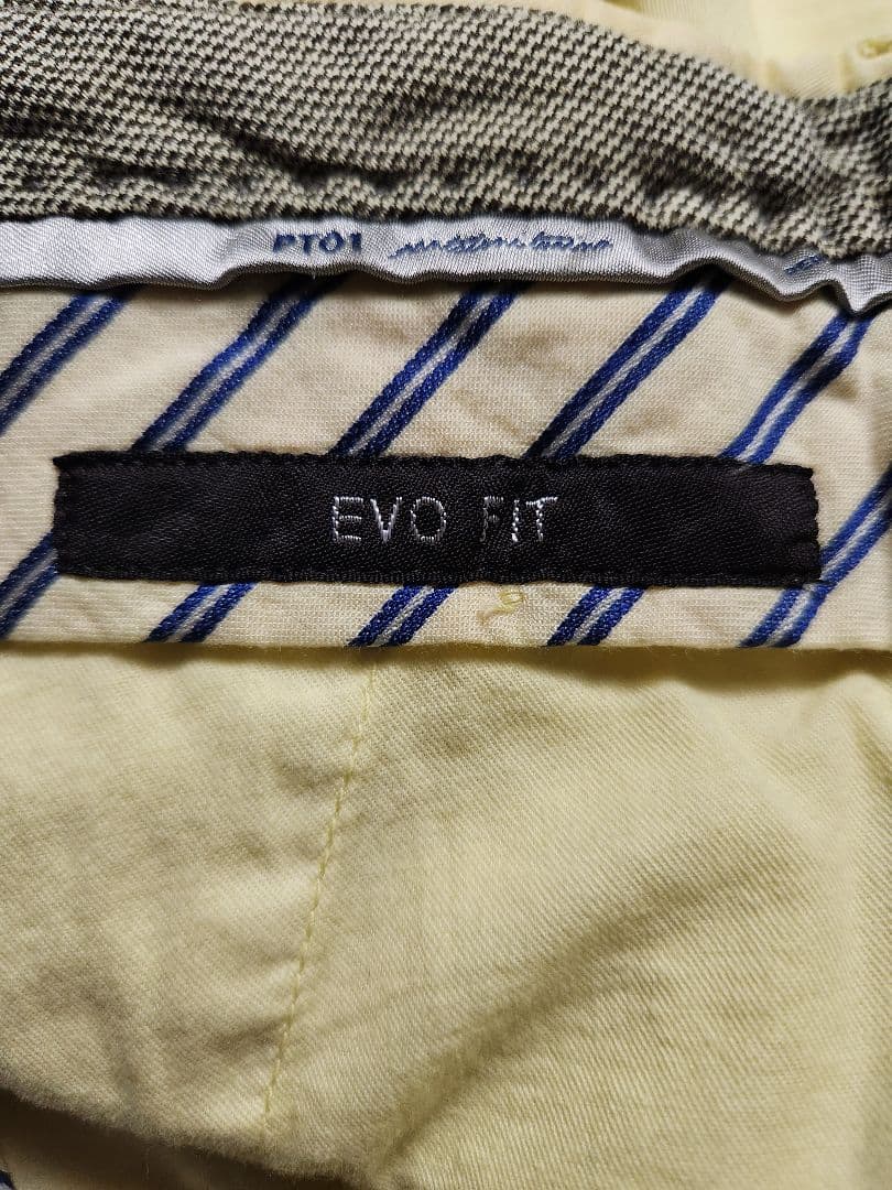 【新品】PT01　EVO　ビームスF別注　コットン　ストレッチ　黄　46　春夏