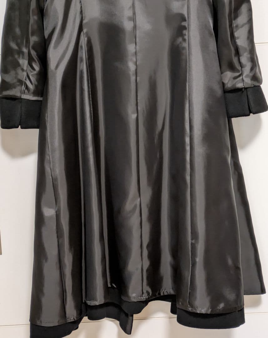 超美品！ エコファー襟付 ドレスコート　42〜44サイズ