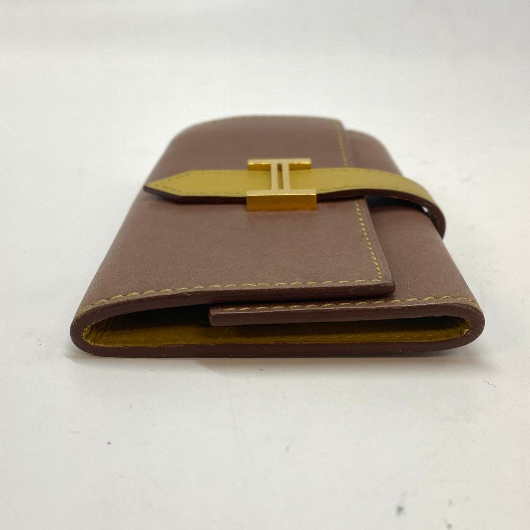 エルメス キーケース 6連 鍵 ベアン 革 FR367