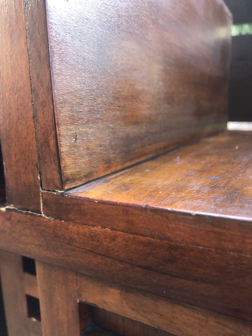 階段箪笥　両開き４段　昭和レトロ　古道具　アンティーク　骨董