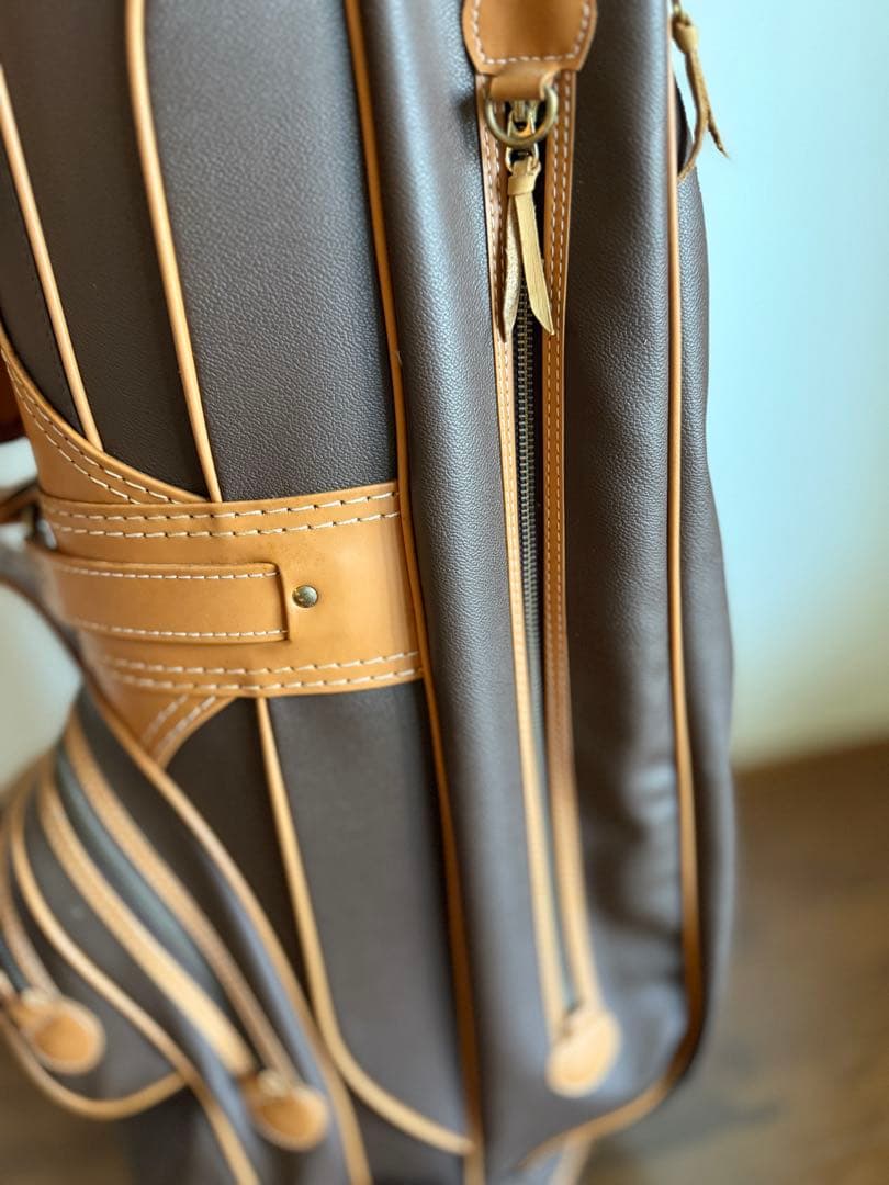 トラサルディ合成皮革 キャディバッグ