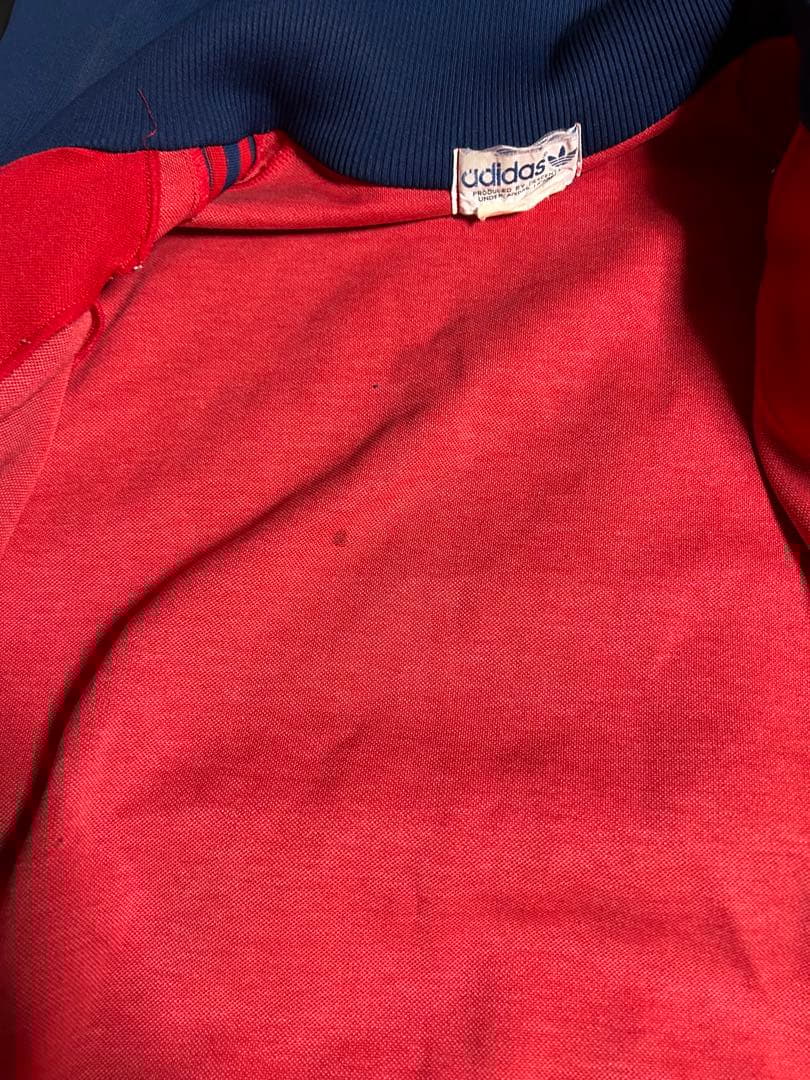 70s adidas トラックジャケット ジッパー破損あり