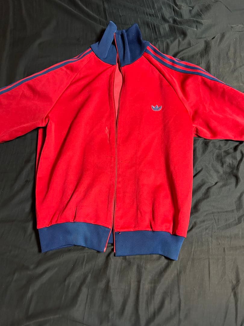 70s adidas トラックジャケット ジッパー破損あり
