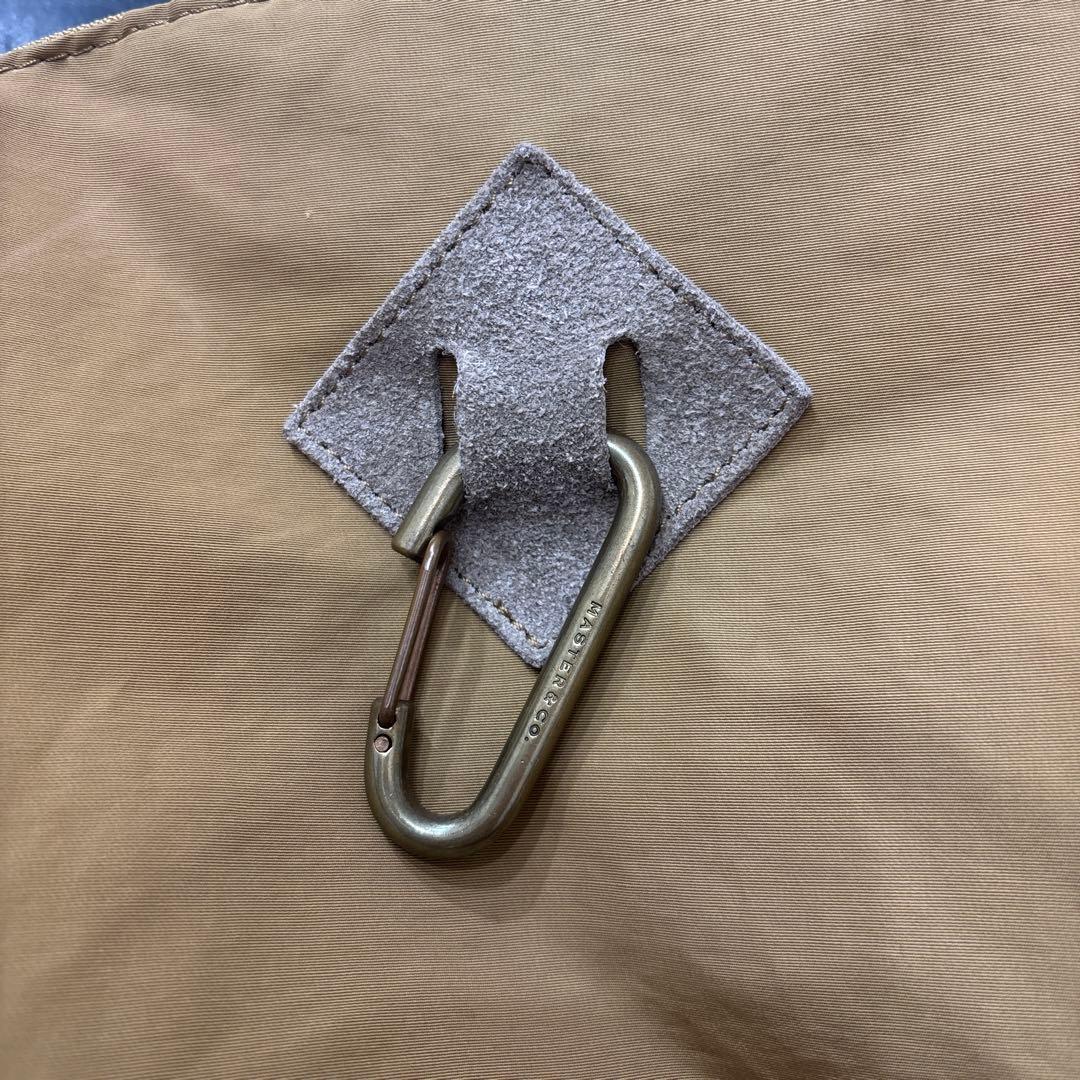 master&co. ベージュ ナイロン スエード リュック　バックパック