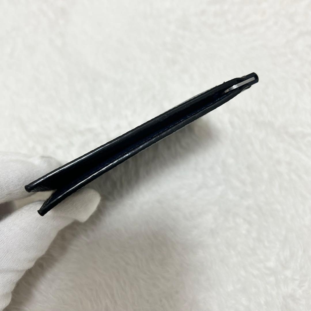 【未使用】ヴァレクストラ　マネークリップ　札入れ　ネイビー