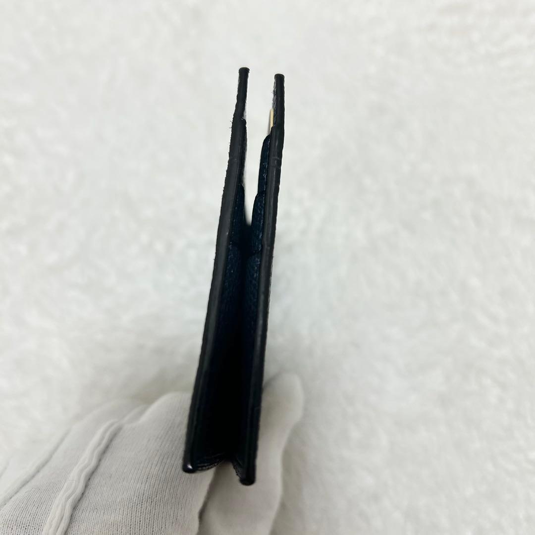 【未使用】ヴァレクストラ　マネークリップ　札入れ　ネイビー