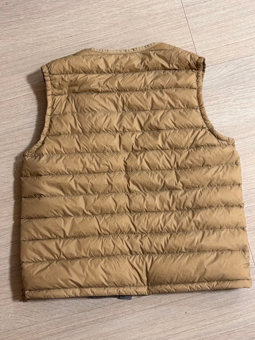 DANTON ベージュ ダウンベスト サイズ36