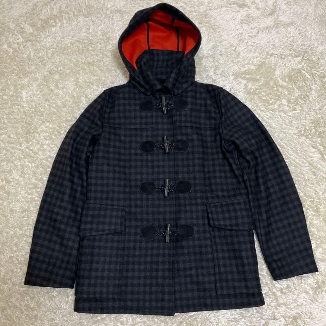 【お値引き中】GUCCI ダッフルコート ウール チェック柄 44