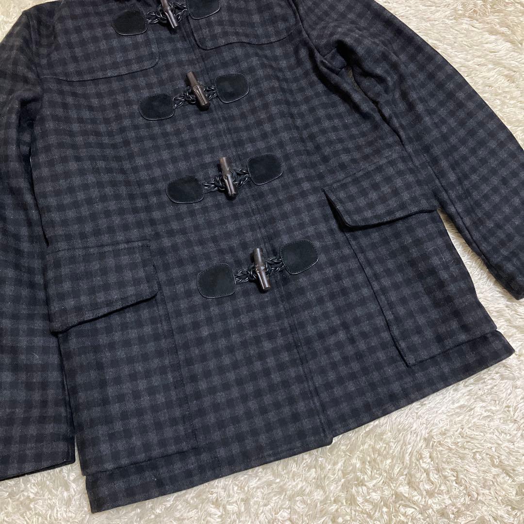 【お値引き中】GUCCI ダッフルコート ウール チェック柄 44
