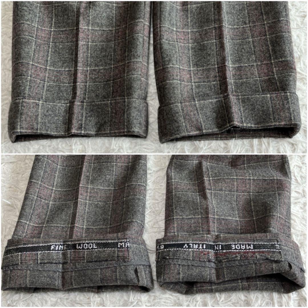 ◎極美品 トゥモローランド ピルグリム カルロバルベラ 48 チェック柄1