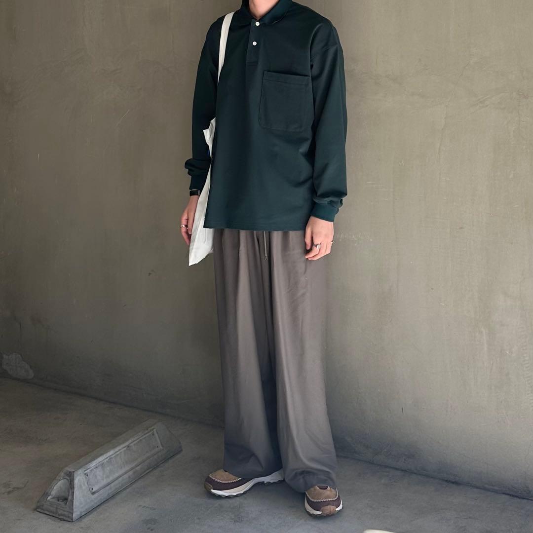 パンツ markaware TRIPLE PLEATED EASY TROUSERS