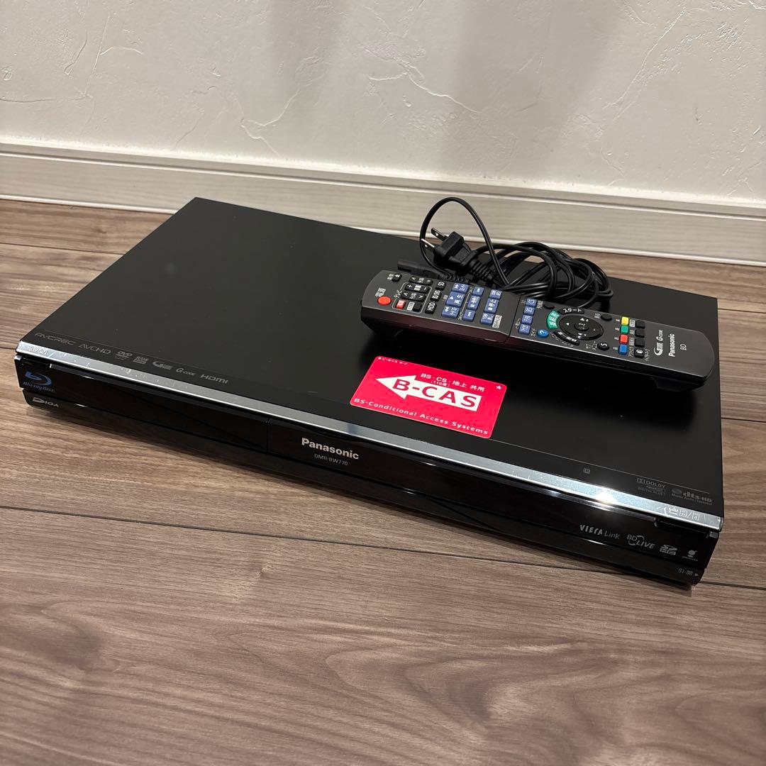 Panasonic DMR-BW770 ブルーレイレコーダー動作確認済
