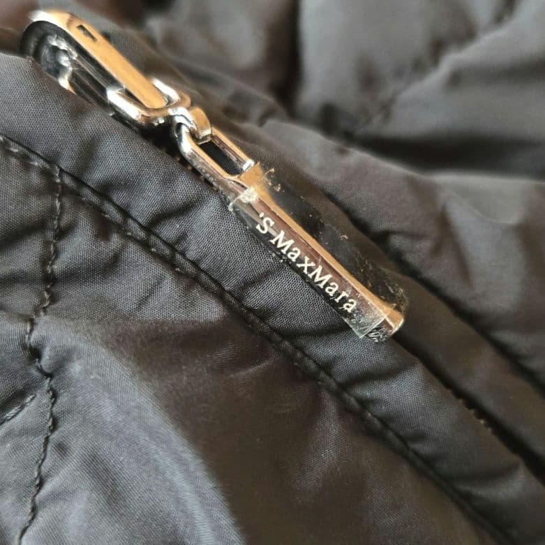 S Max Mara フォックスファー リバーシブルダウンベスト