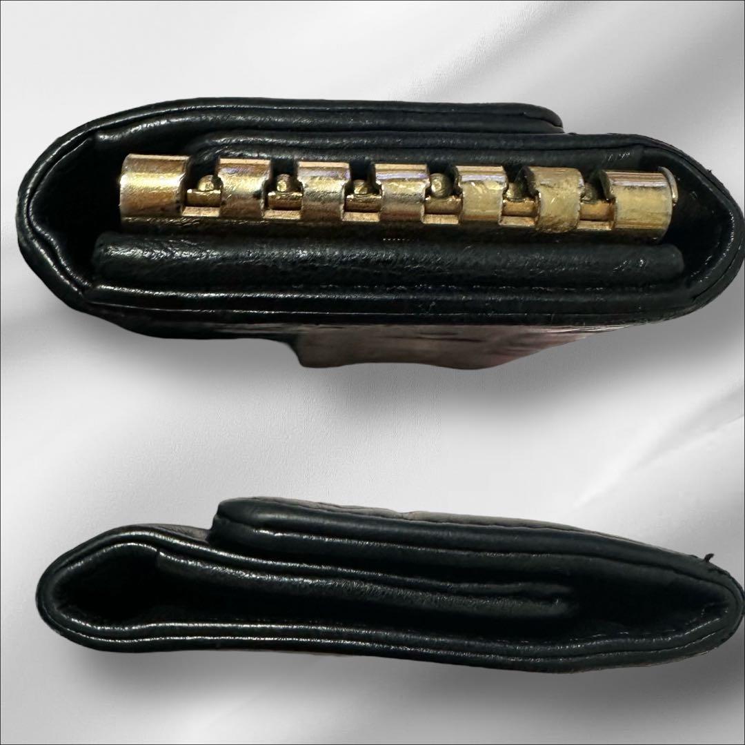 極美品❣️ CHANEL　シャネル キーケース　6連　アイコン　ラムスキン