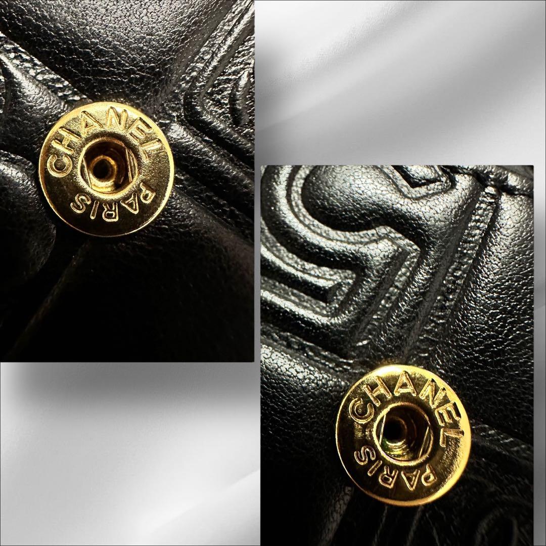 極美品❣️ CHANEL　シャネル キーケース　6連　アイコン　ラムスキン