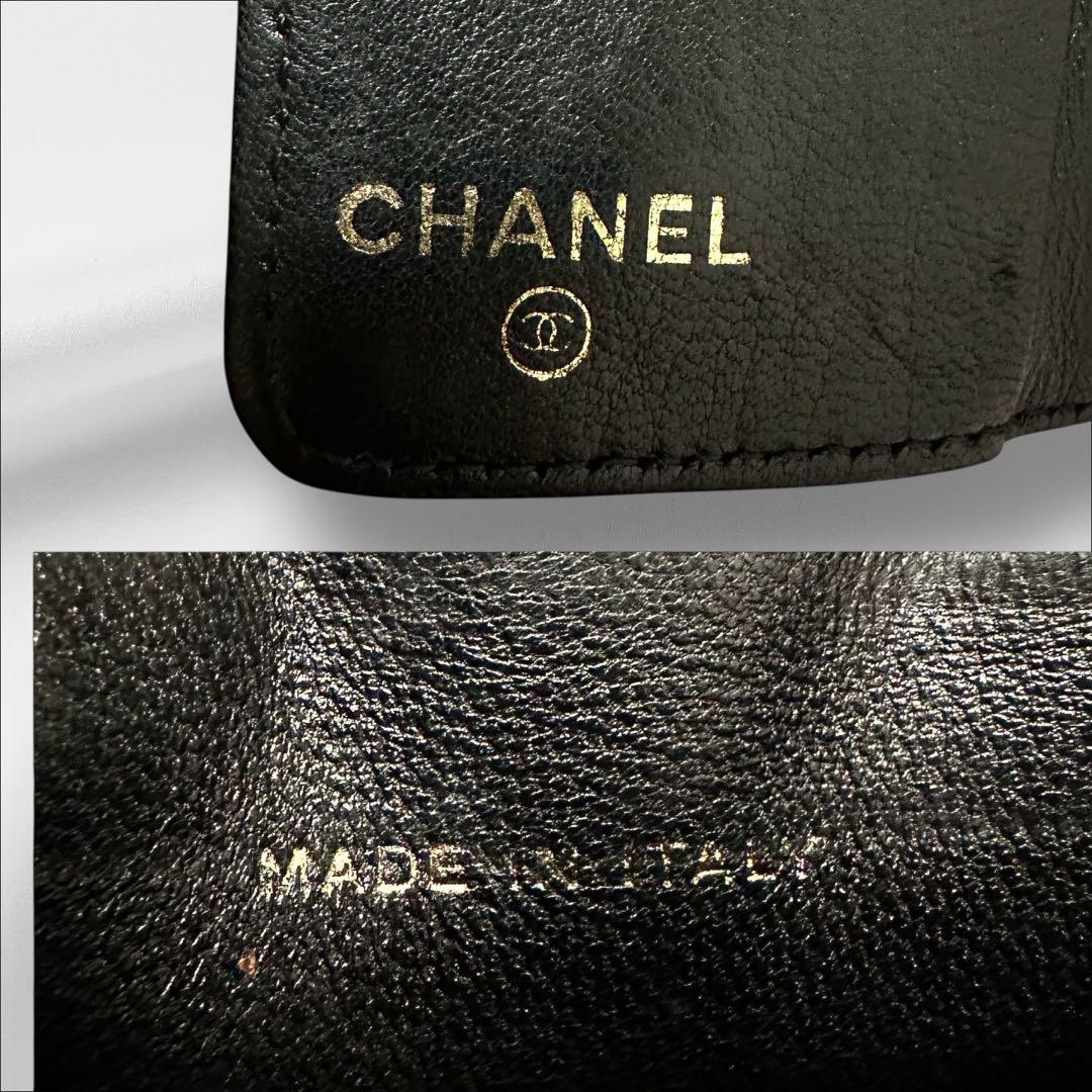 極美品❣️ CHANEL　シャネル キーケース　6連　アイコン　ラムスキン