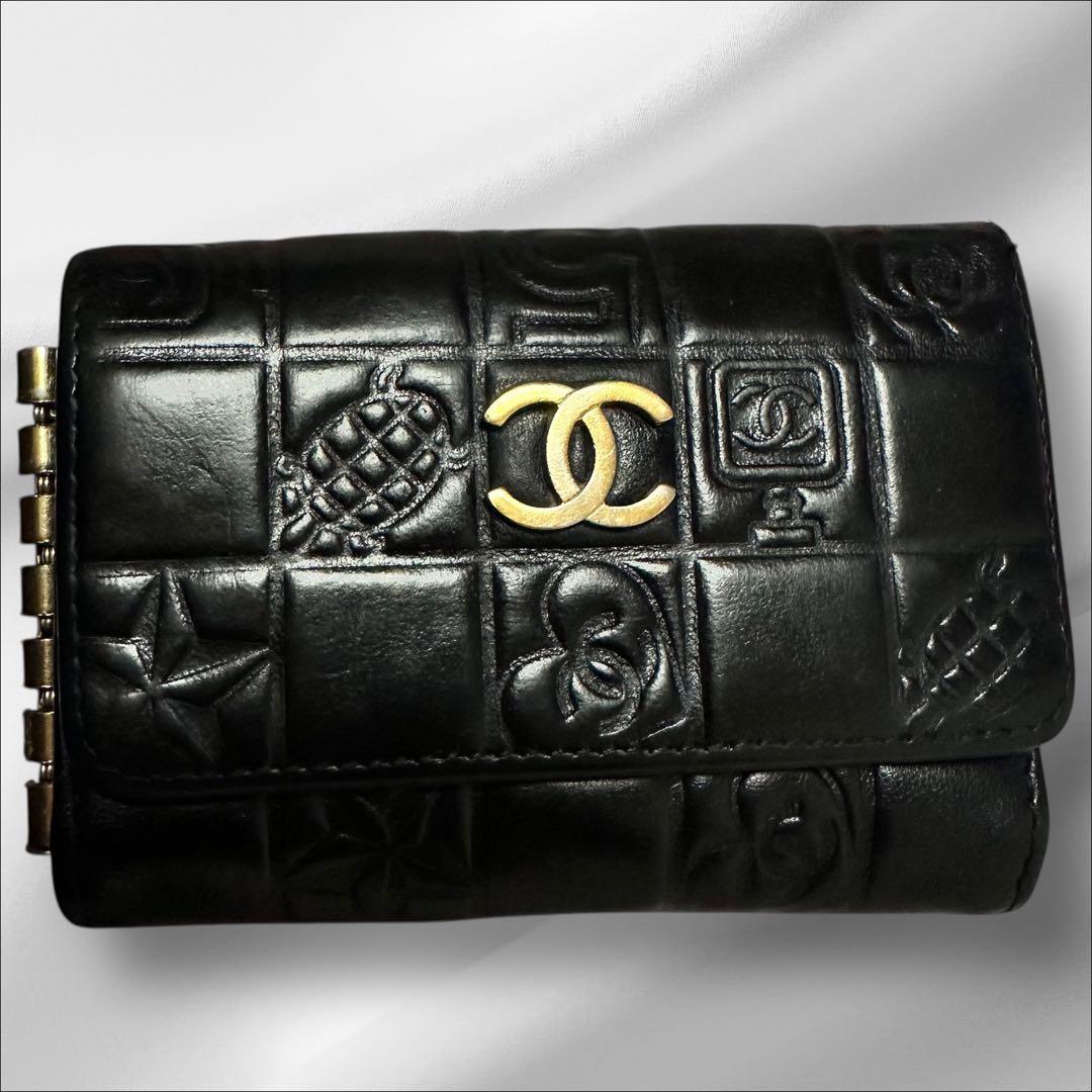 極美品❣️ CHANEL　シャネル キーケース　6連　アイコン　ラムスキン