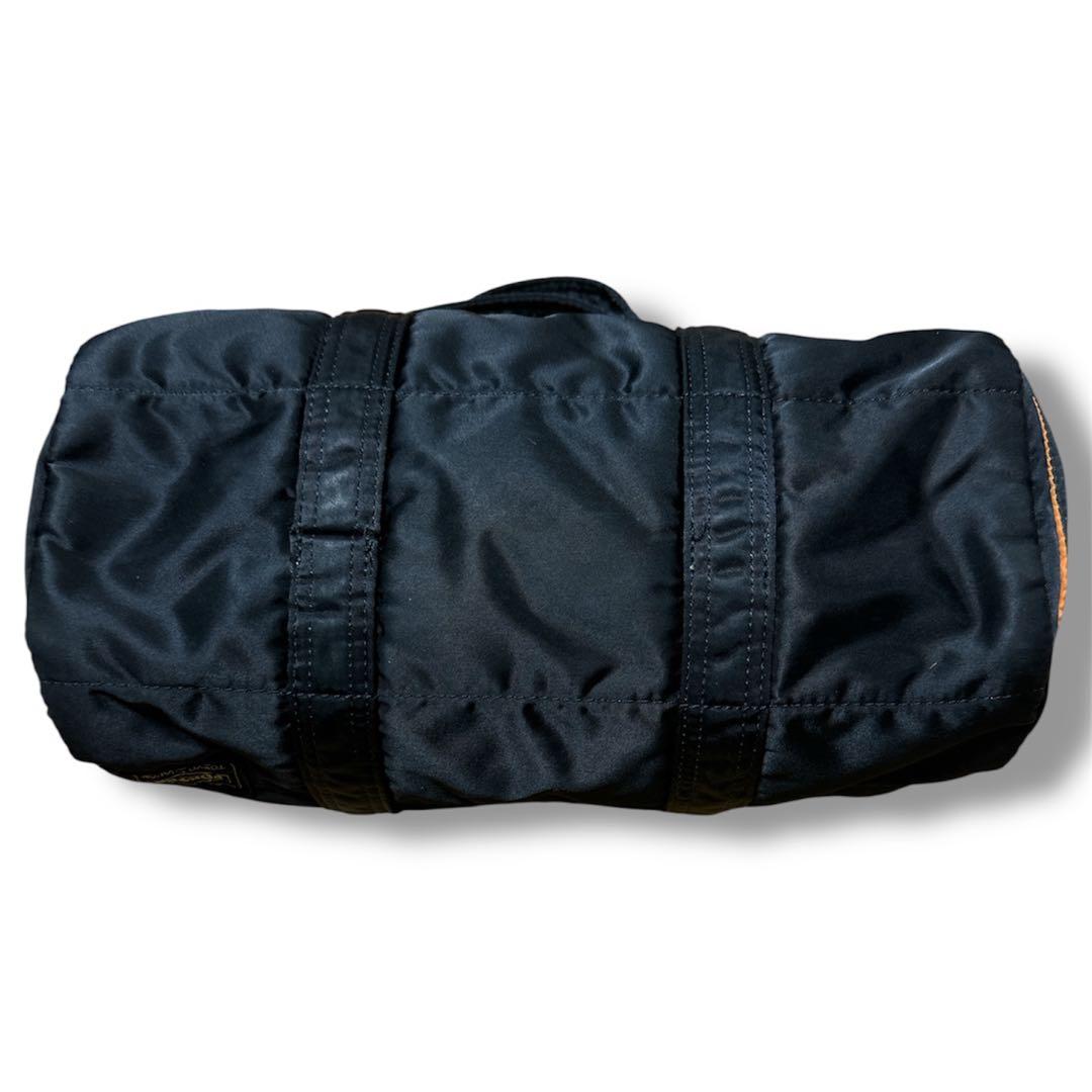 PORTER ポーター ミニボストン ドラムバッグ ブラック　タンカー