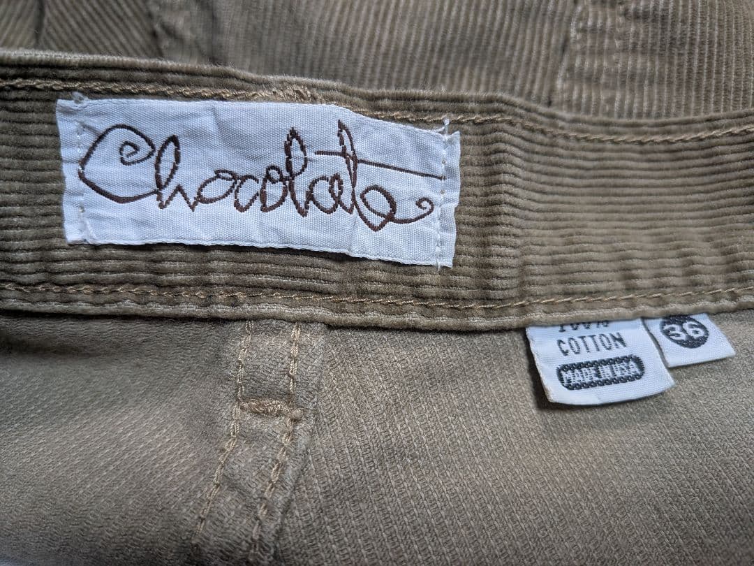 スケートボードブランドCHOCOLATE チョコレートコーデュロイパンツ90年代