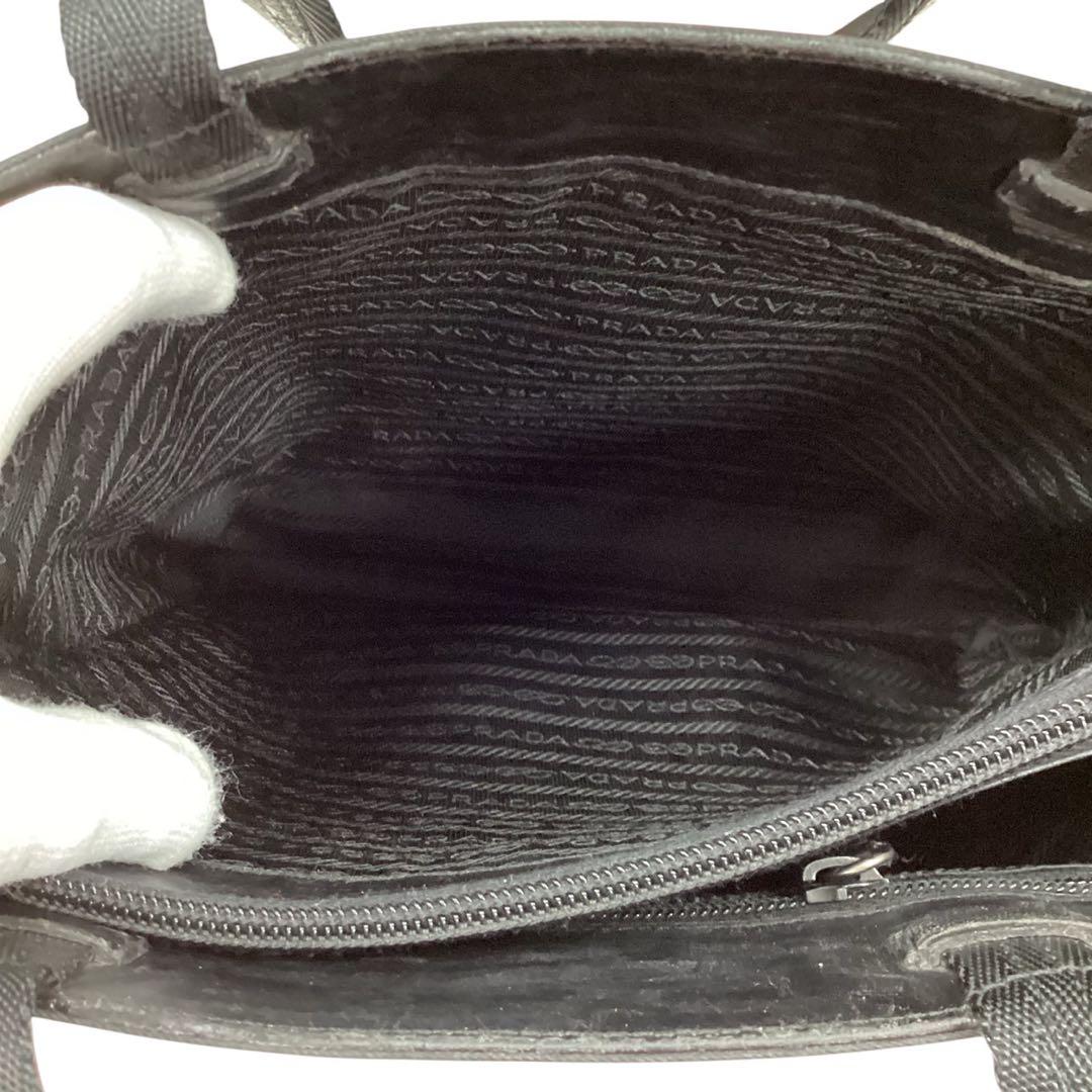 【PRADA】トライアングルプレート★ナイロントート★NERO【プラダ】