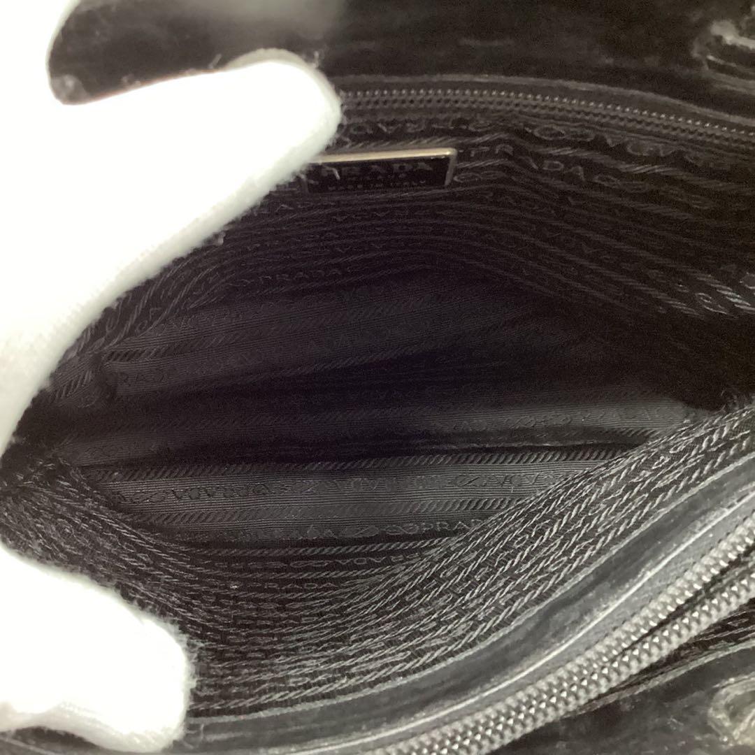 【PRADA】トライアングルプレート★ナイロントート★NERO【プラダ】