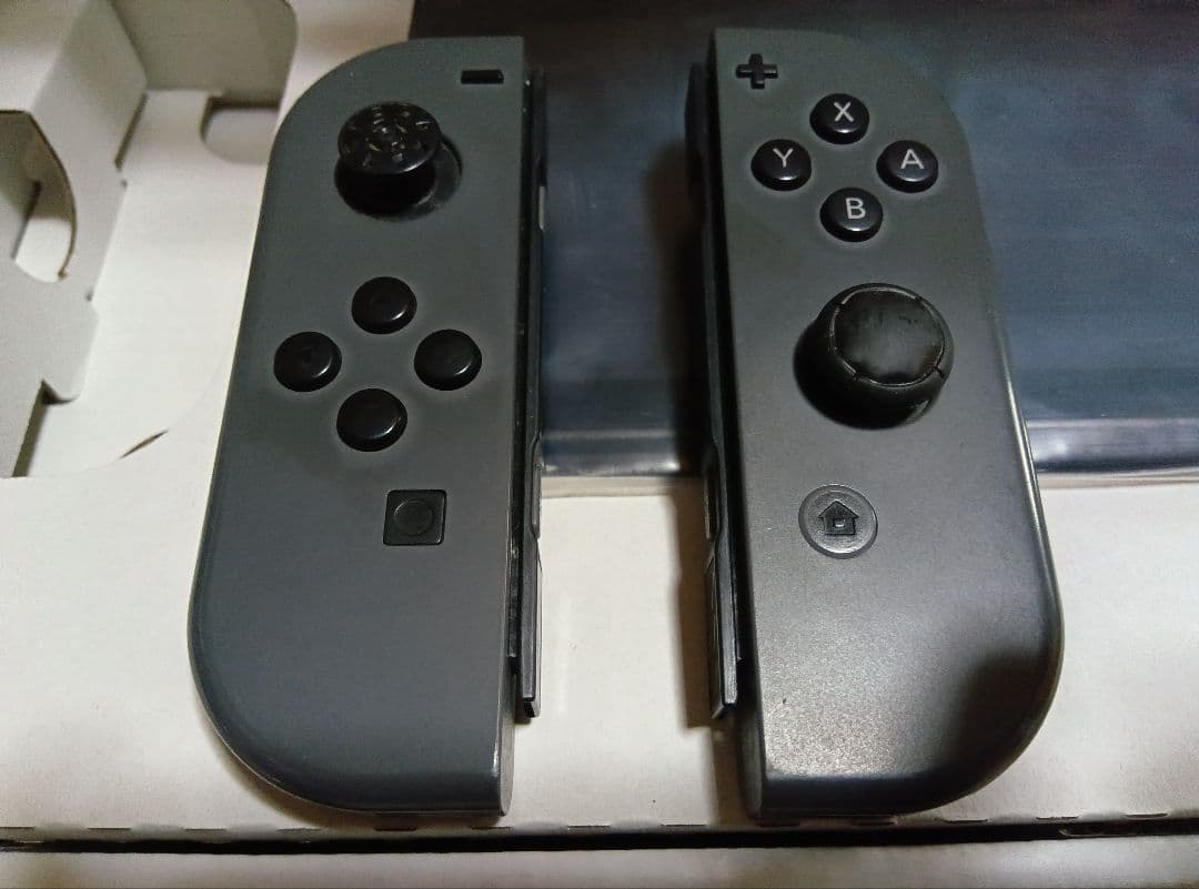 フルセットNintendo Switch 本体 グレー/ブラック難有り