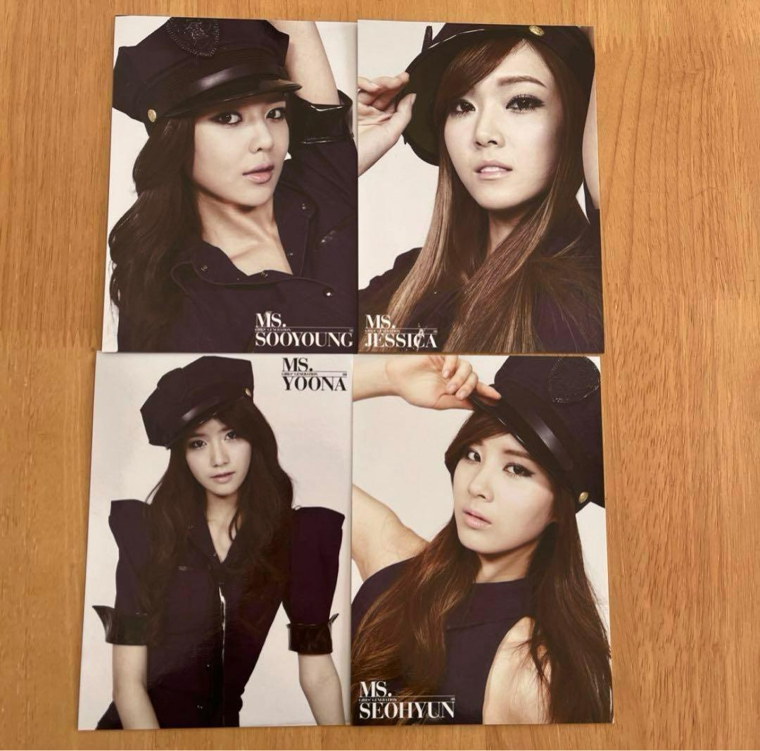 少女時代　THE 3RD ALBUM MR.TAXY 韓国バージョンポストカード