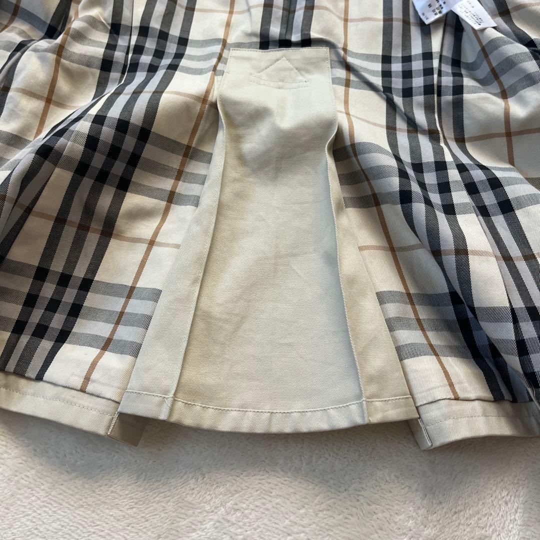 バーバリー　ブルーレーベル　ショート　トレンチコート　ベルト　ノバチェック
