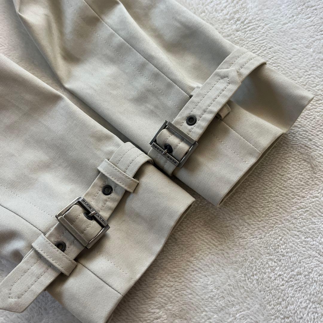 バーバリー　ブルーレーベル　ショート　トレンチコート　ベルト　ノバチェック