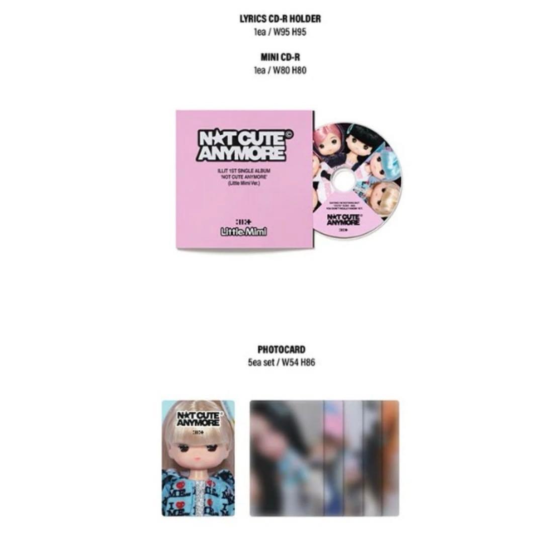 ILLIT not cute any more アルバム リトルミミ ver.