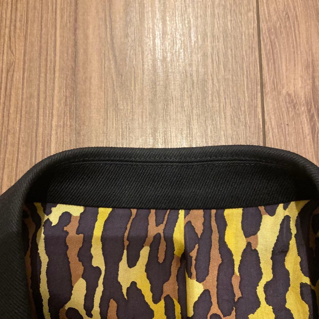 黒 テーラードジャケット Guilty Parties ヒョウ柄