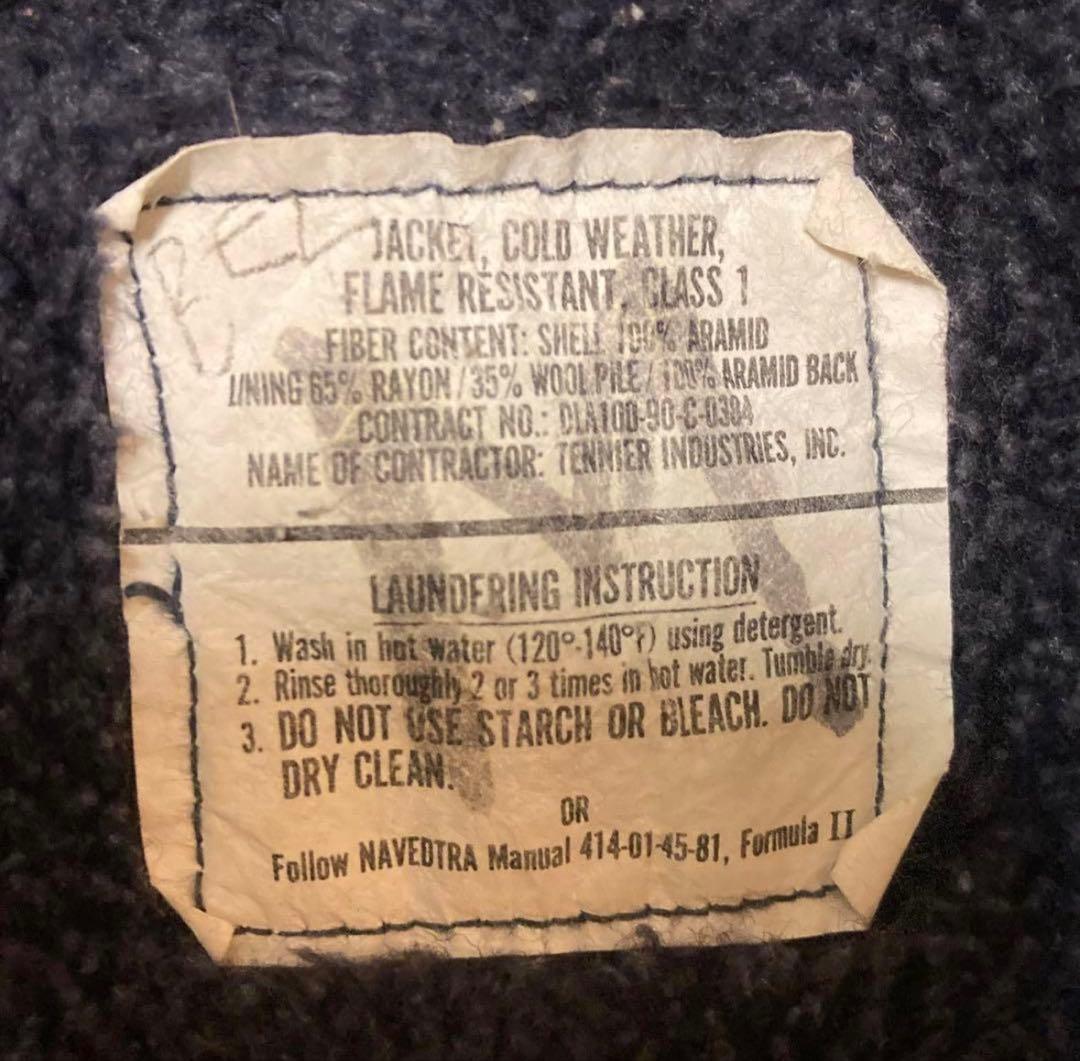 90年代 米軍実物 アラミドジャケット（MEDIUM） TSY 山田レン