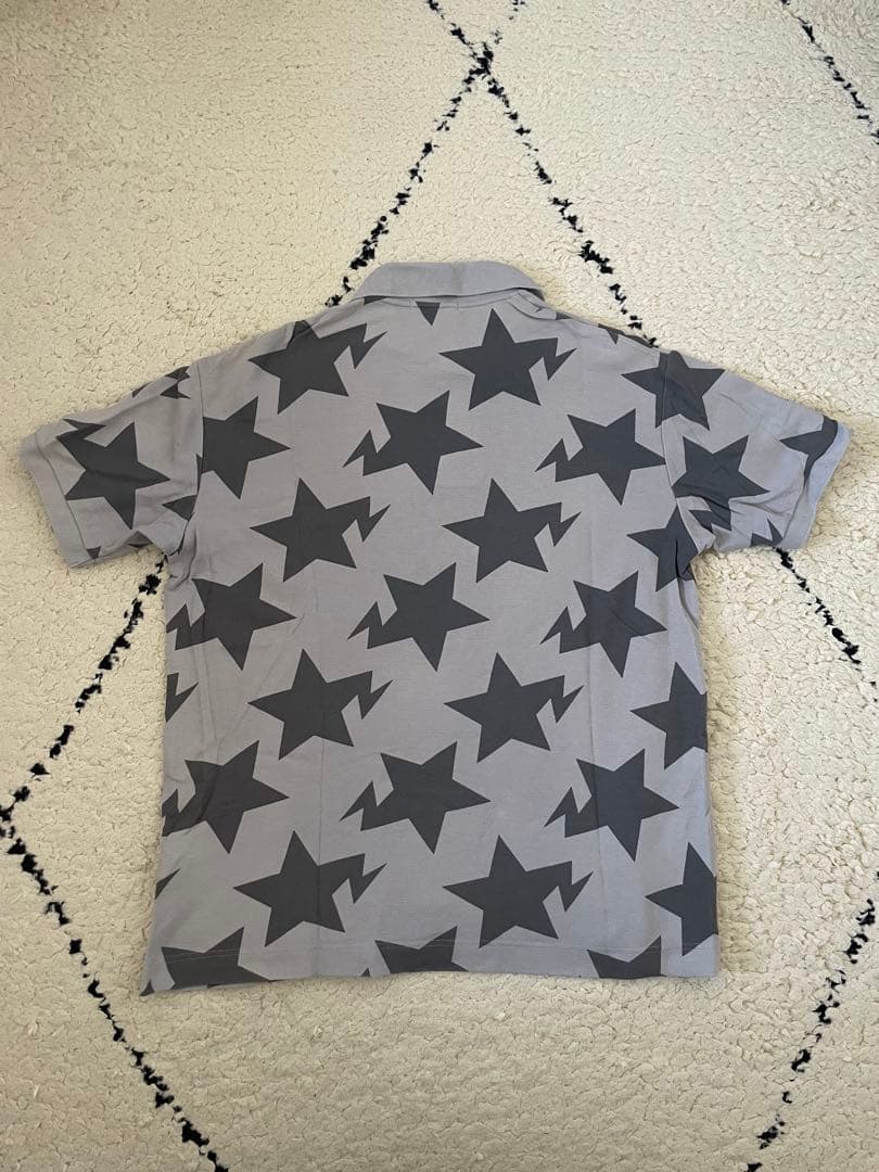 A BATHING APE スターカモ ポロシャツ BAPE エイプ STA 灰
