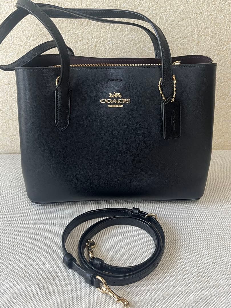【美品】COACH ミニアベニュー キャリーオール トートバッグ